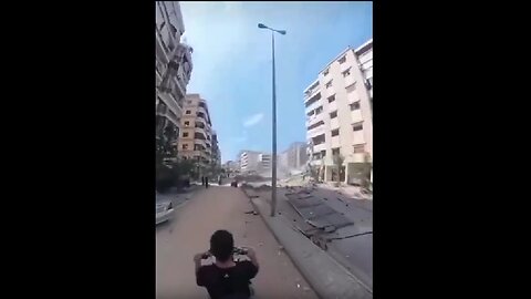 AFTERMATH OF THE ISRAELI AIRSTRIKES ON THE SAINT THERESE AREA, A SOUTHERN SUBURB OF BEIRUT