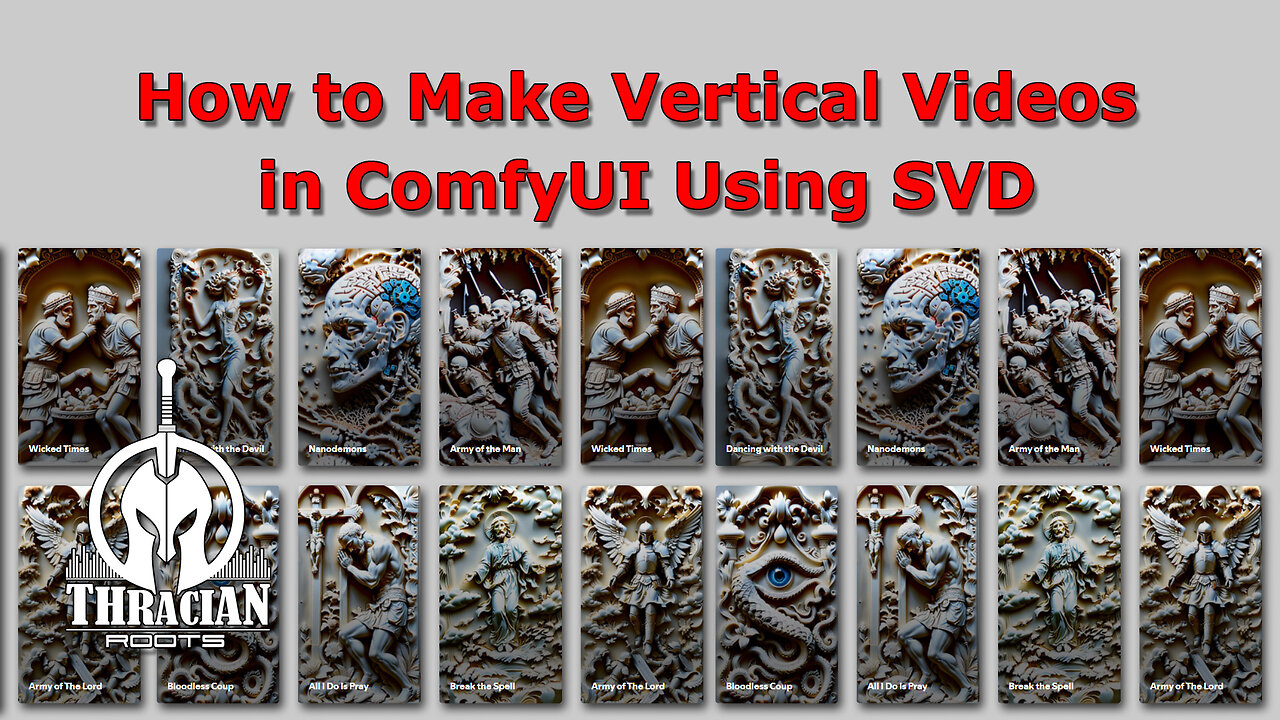 FAST & EASY: Making Vertical AI Videos for Spotify Canvas and TikTok in ComfyUI with SVD
