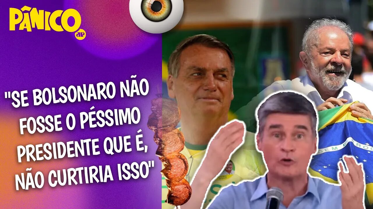 PIPERNO GANHA PICANHA NO PÂNICO E DEDICA PRIMEIRO PEDAÇO DA VITÓRIA DE LULA A BOLSONARO