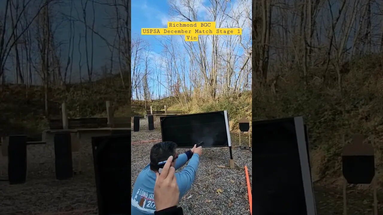 Richmond BGC #uspsa December match Stage 1 Vincent #unloadshowclear #idpa