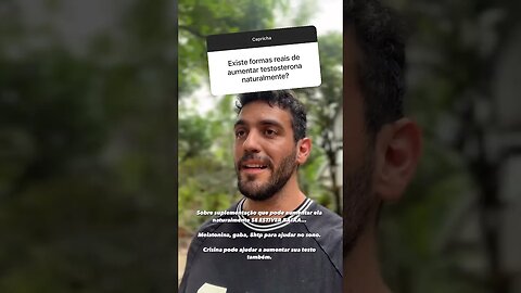 COMO AUMENTAR TESTOSTERONA NATURALMENTE?