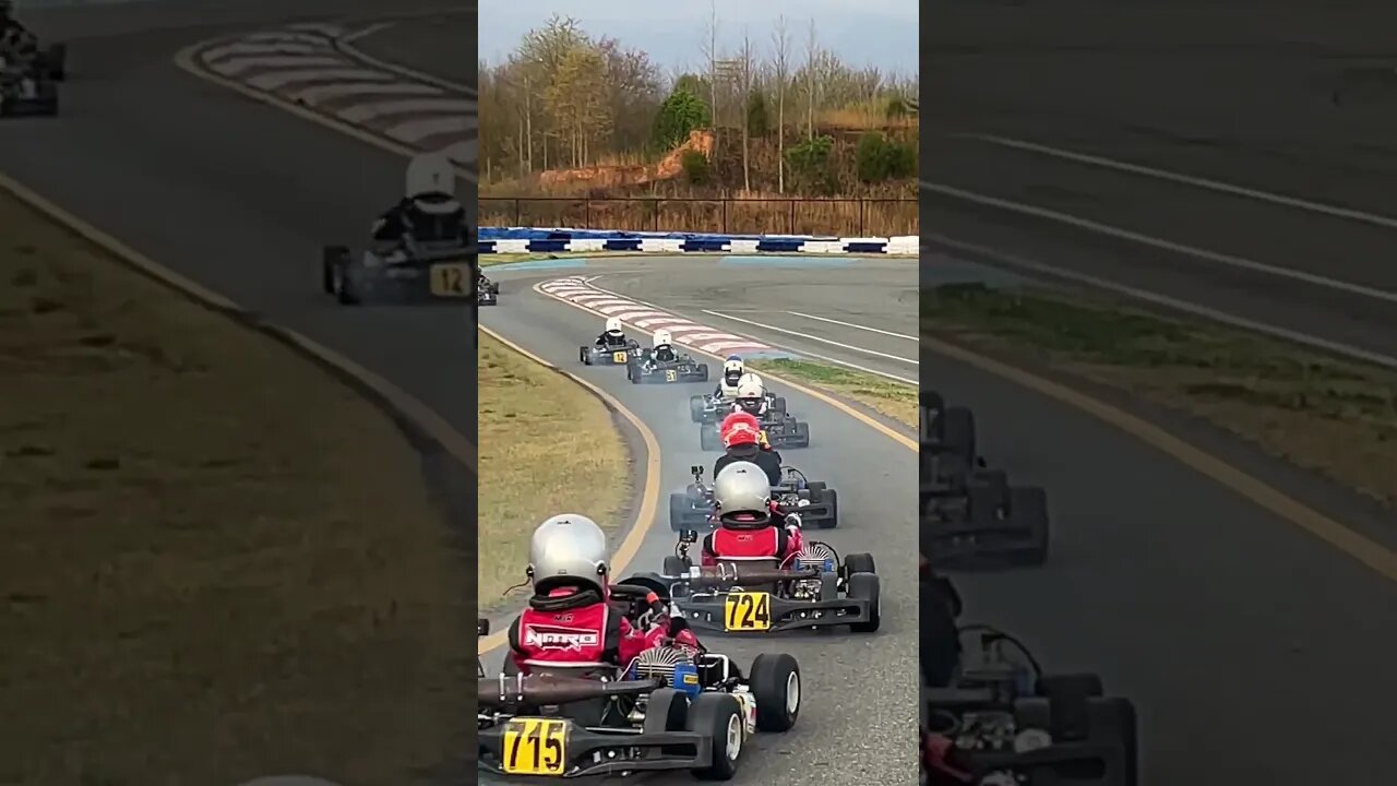 Wiggle to warm up tires. #gokart #racing