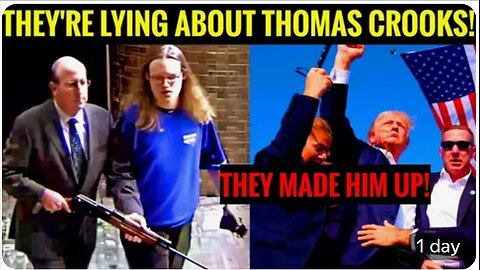 MAINSTREAM MEDIA LYING ABOUT THOMAS MATTHEW CROOKS -THEY MADE HIM UP