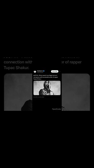 Las Vegas police execute search warrant in the unsolved murder of Tupac Shakur. No further details