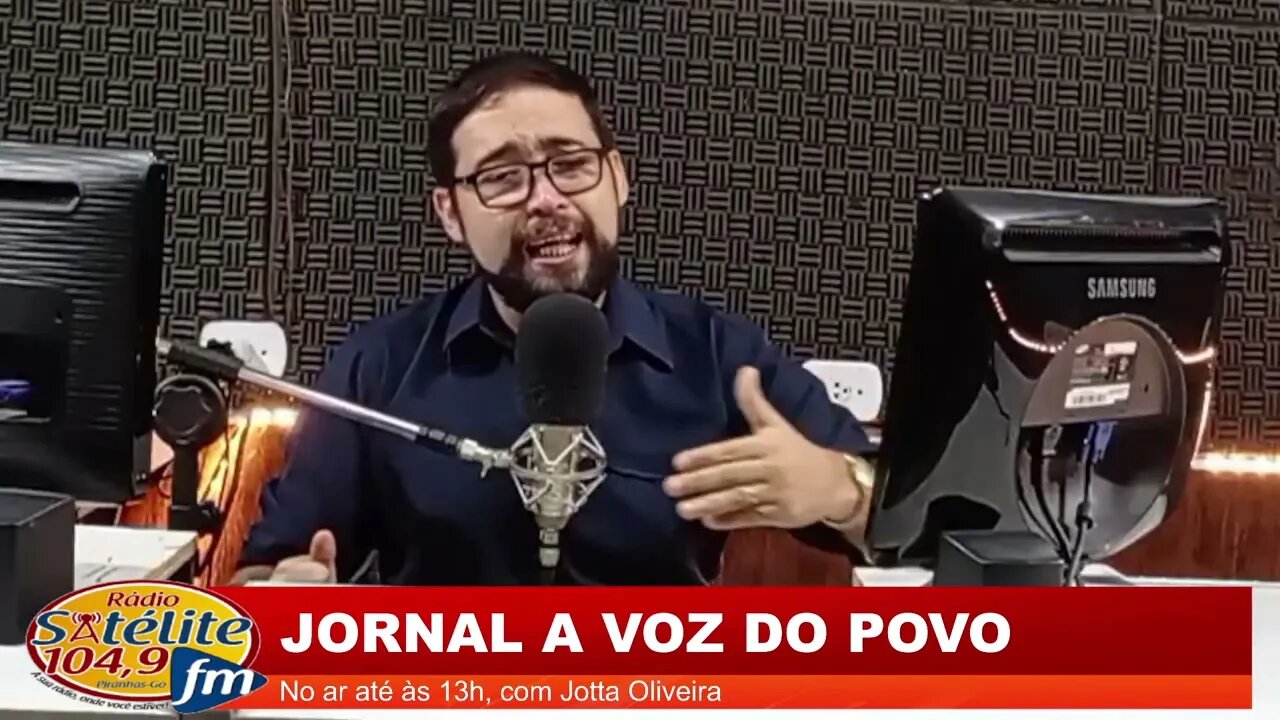 JOTTA OLIVEIRA FAZ COMENTÁRIO SOBRE CRIMINALIDADE EM PIRANHAS (GO)