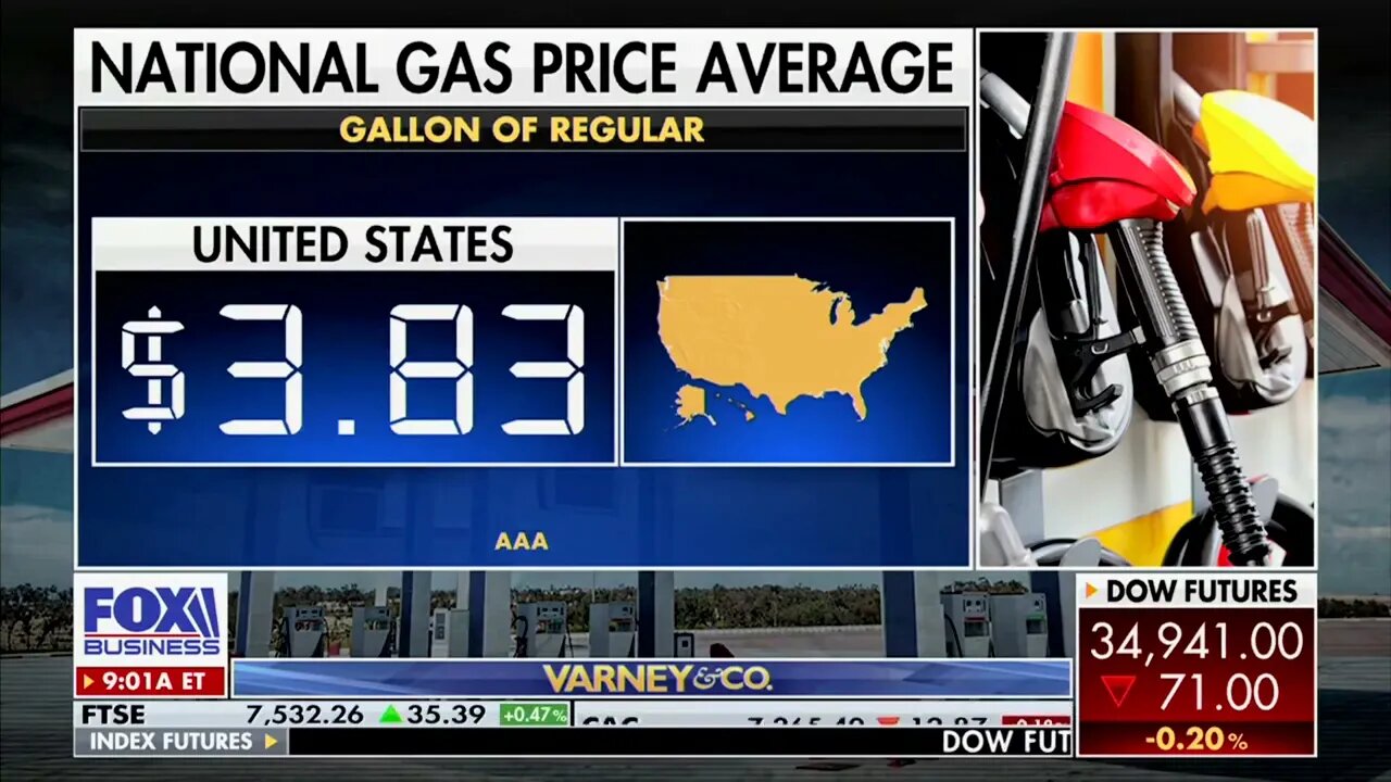 BIDENOMICS: Regular Price Of Gasoline At $3.83/Gallon — And Only Expected To "Go Up From Here"