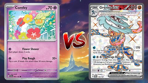 Pokemon TCG Live Comfey Mill VS Greninja EX Pidgeot EX!!
