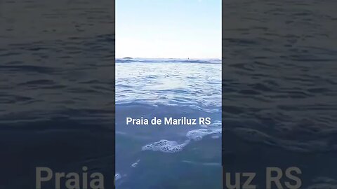 PRAIA DE MARILUZ pertence á praia de Imbé, litoral norte do RS #tendeuecoisarada
