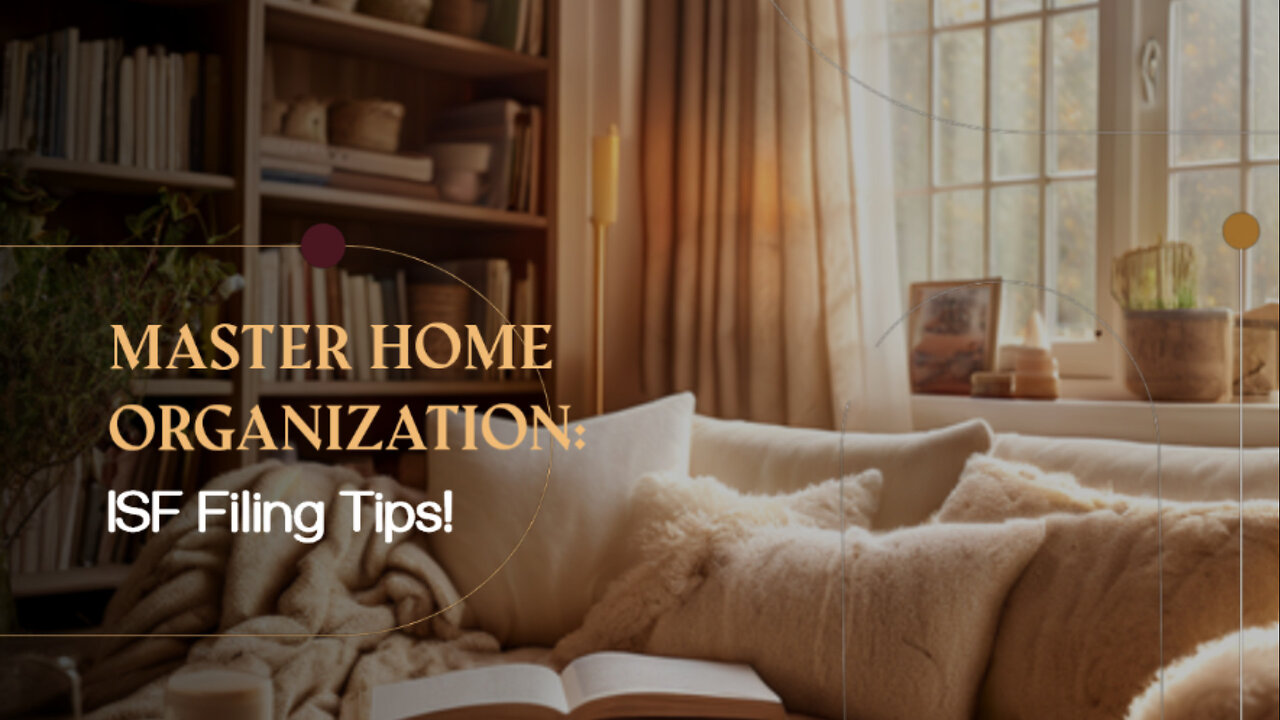 Smooth Customs Clearance and Organized Home Projects: The Power of ISF Filing!