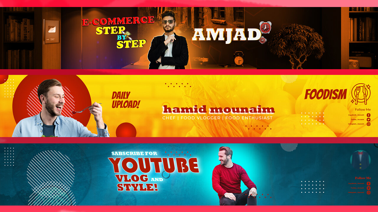 YOUTUBE PANNER TEMPLATE