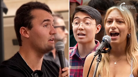 Charlie Kirk Takes on WOKE College Students... and WINS!!!