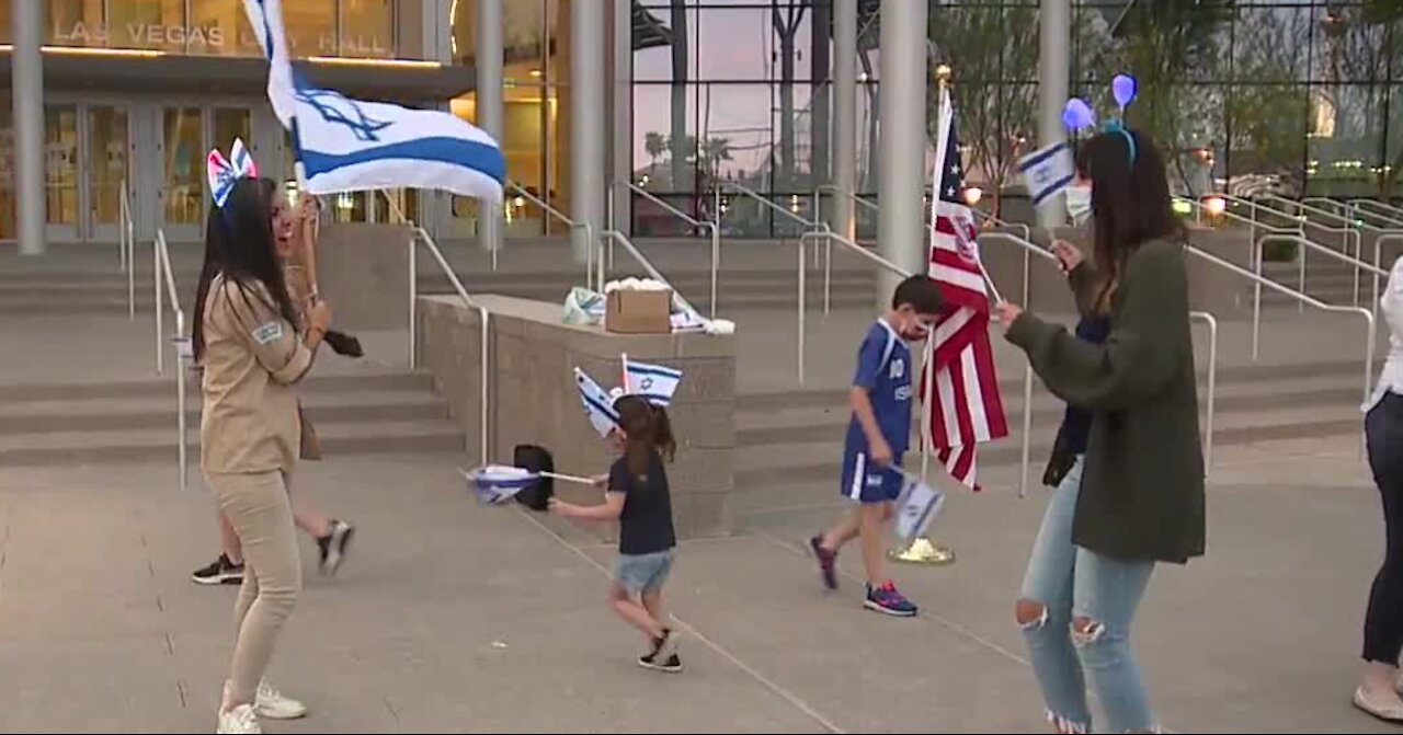Las Vegas City Hall celebrates Israel's independence day
