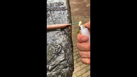 Lighting a copper pipe explosive