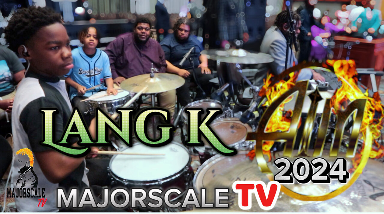 Lang K locked in on Drums at #CogicAim2024 #Praisebreak 🥁
