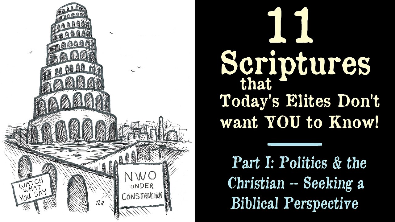 POLITICS AND THE CHRISTIAN--Seeking a Biblical Perspective