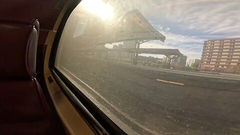 Boston 4K - View of City From Inside T MBTA Commuter Rail - North Station JustUsBoston.com