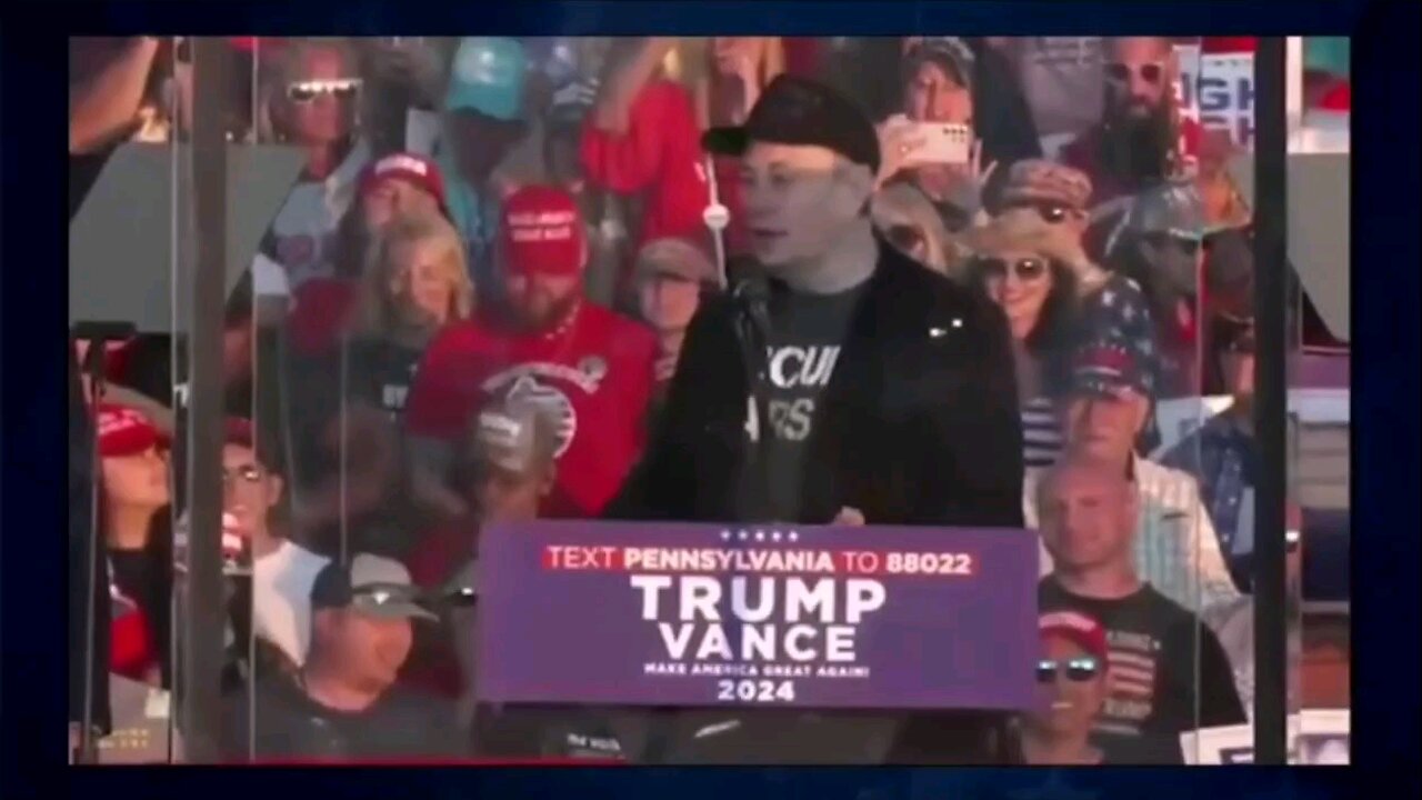 Here's Elon at the Trump rally where Trump was shot, Elon knows the importance of this election