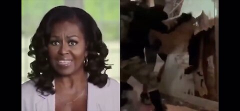 Michelle Obama and “peaceful” protests