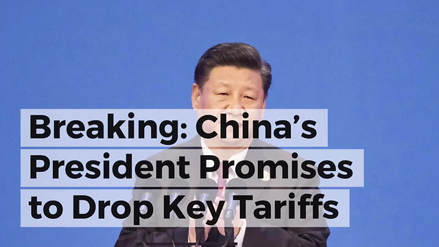 Breaking: China’s President Promises to Drop Key Tariffs