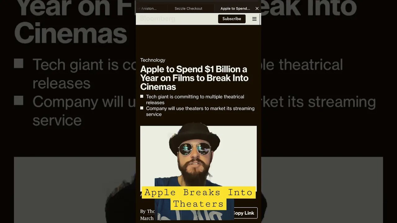 Apple To Spend A BILLION Dollars Sending Content To Theaters! #shorts