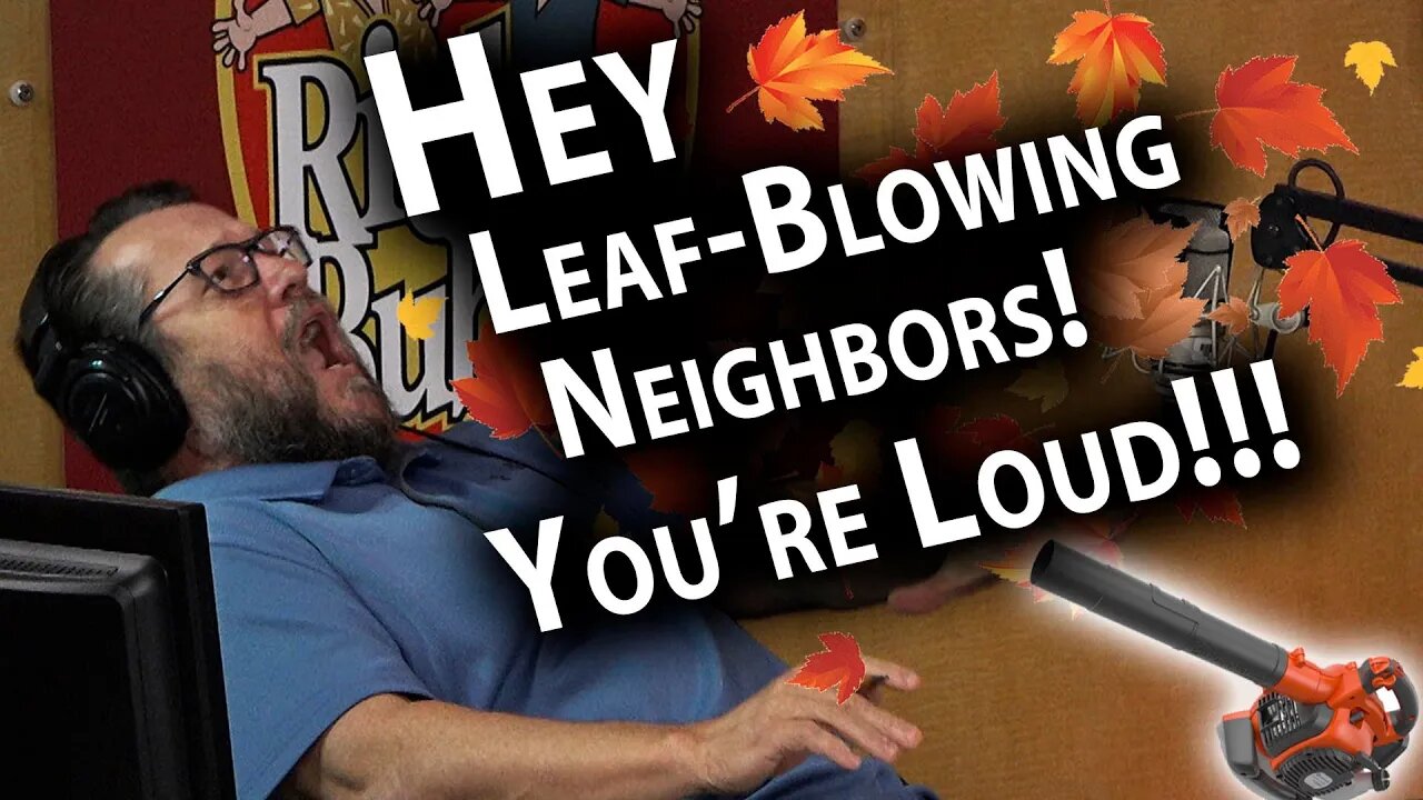 Hey Leaf-Blowing Neighbors! YOU'RE LOUD!!!