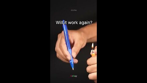 How to make your ballpoint pen work again