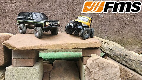 FCX24 K5 Blazer and Power Wagon test out the updated Crawler Course