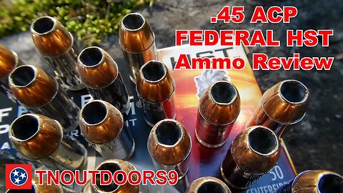 .45 ACP Federal HST Ammo Review