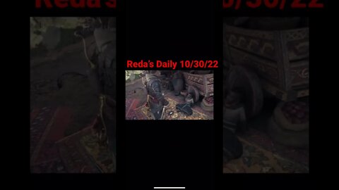 Reda’s Daily 10/30/22
