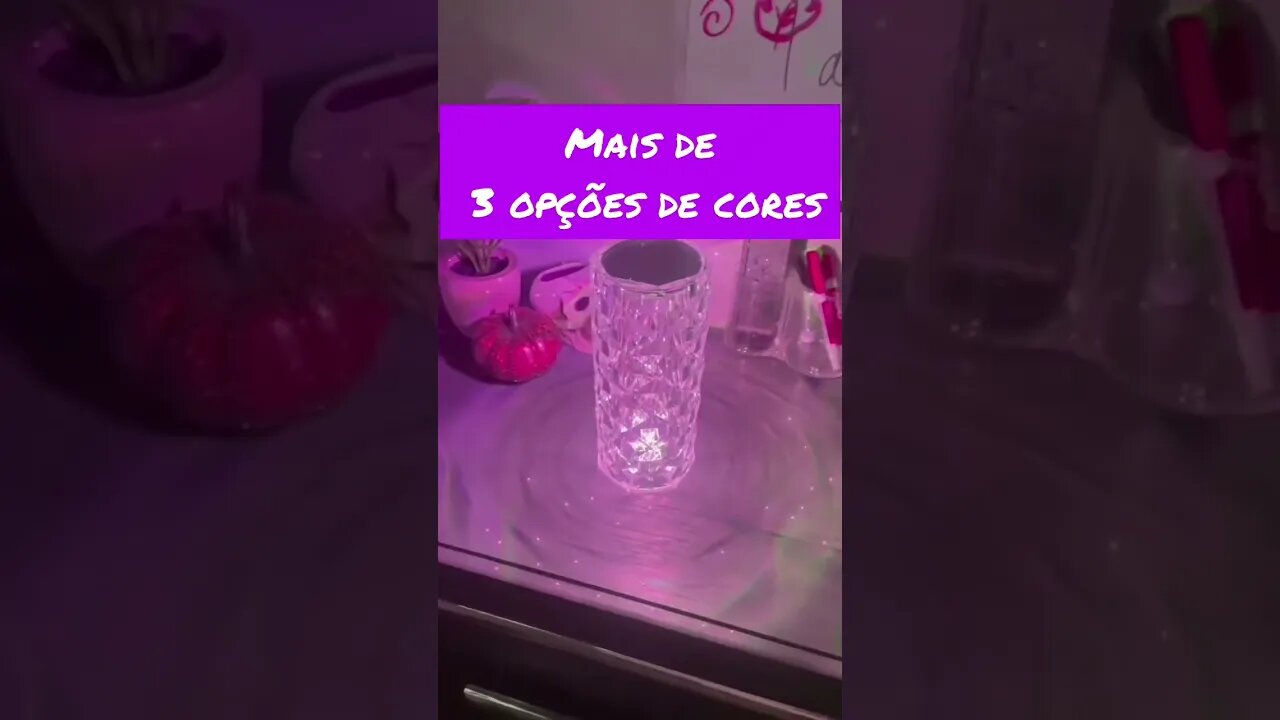ja viu Luminária mais linda? Link nos comentarios#shorts #viral #luminaria #abajur #decoração