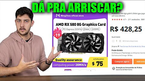 TÁ CHEIO DE PLACA DE VÍDEO BARATA NO ALIEXPRESS, QUAL É A PEGADINHA ?