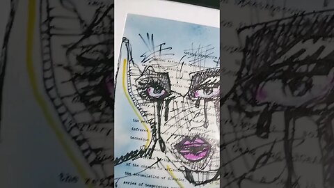 abstract art on vintage NASA document by Mister 8