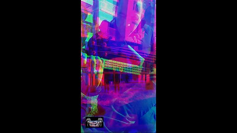 Outdoor power metal bass guitar video