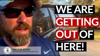 WE'RE GETTING OUT before it's TOO late!