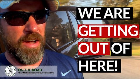 WE'RE GETTING OUT before it's TOO late!