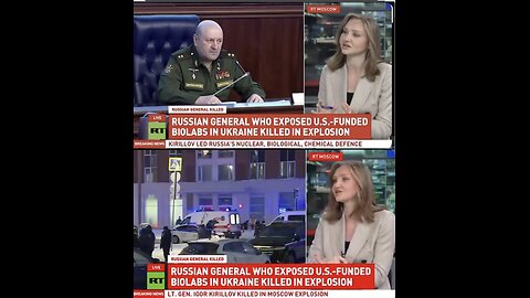 General Igor Kirillov, head of Radiological, Chemical & Biological Defense Forces ASSASSINATED