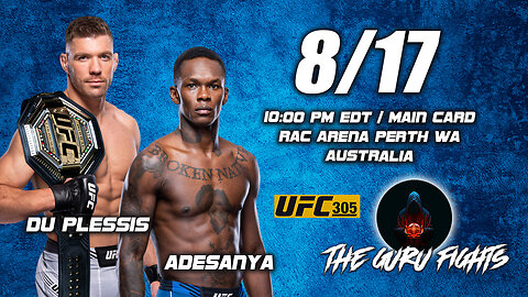 UFC 305 Du Plessis vs Adesanya “Chaos” Fight Trailer