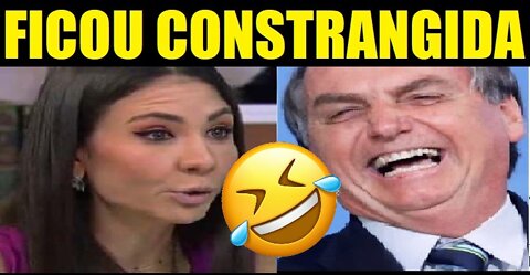 AMANDA KLEIN QUE TEM MARIDO BOLSONARISTA PASSA VERGONHA HISTÓRICA NA FRENTE DE JAIR BOLSONARO 🤣