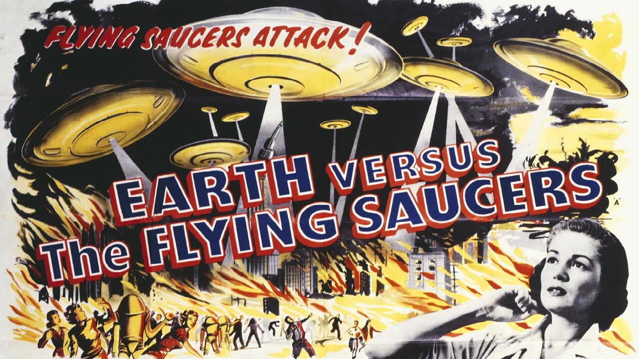 Earth vs The Flying Saucers (1956) Hugh Marlowe, Joan Taylor, Donald Curtis