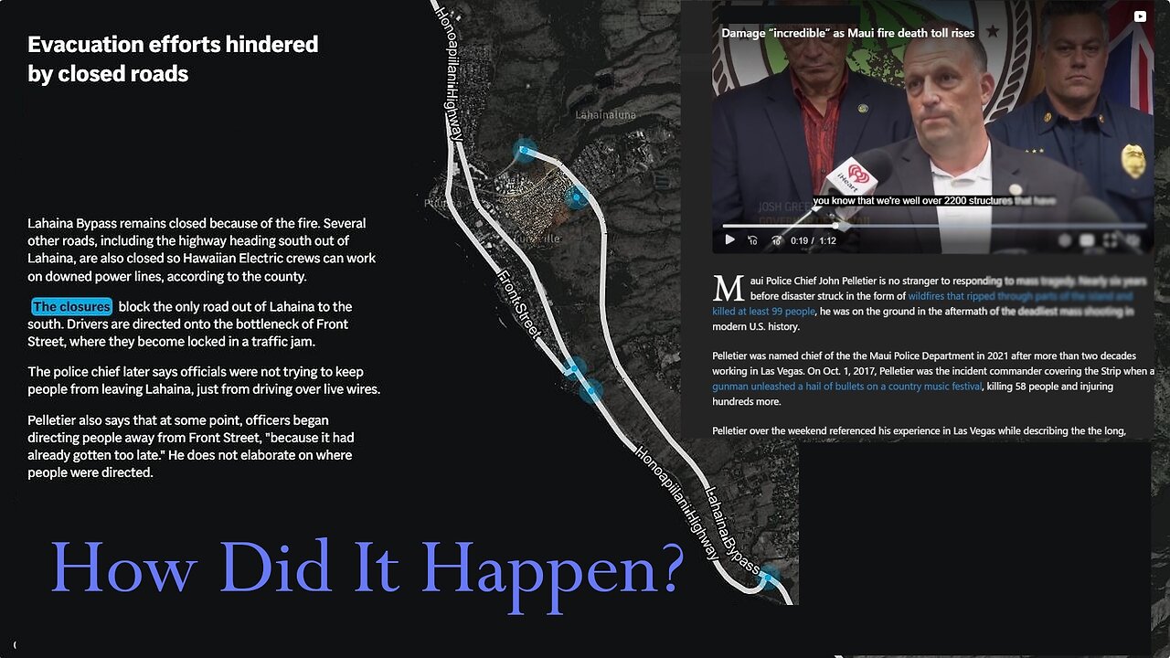 ( -0570 ) A Walk From the Lahaina Fire to the Vegas Shooting - Indefensible Decisions & "Coincidences" - Some NSA Whistleblowers Once Warned of Compromised "Leaders" - So Who Are They?