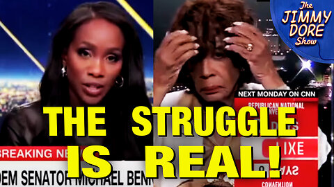Congresswoman Maxine Waters Battles Her Own Wig On Live TV!