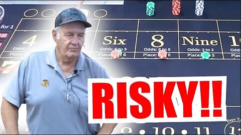 🔥RISKY ROLLER🔥 30 Roll Craps Challenge - WIN BIG or BUST #310