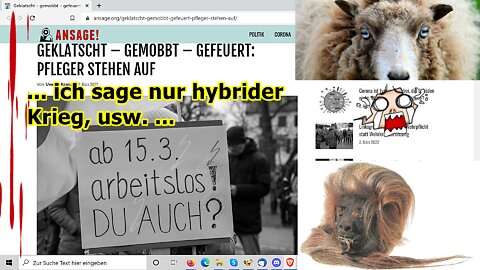 „Hybrider Krieg auf allen Ebenen, weiter so ihr verfluchten Antichristen, usw.!!!“ ...