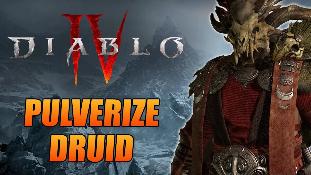 Diablo IV Pulverize Druid Build Guide - This Bear One-Shots Elites!