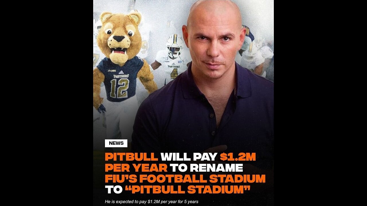 Pitbull wants to rename FIU Stadium to his name! #universitynews