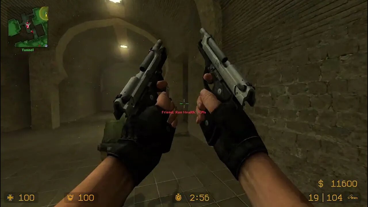 Counter Strike Source Dust 2 Bots #68 Using Found Weapon