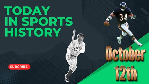 Unleashing The Sports Time Machine: Epic Moments From October 12!⚾🤯