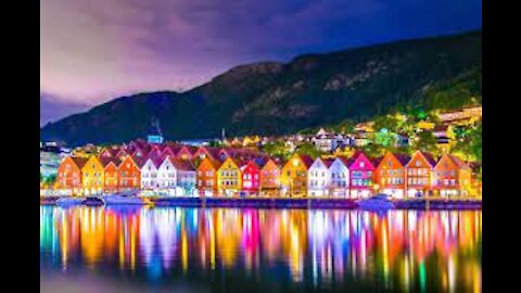DRONE FLYING OVER NORWAY(ဒရုန်းဖြင့်ရိုက်ကူးထားသောနော်ဝေးနိုင်ငံ၏အလှအပရှူခင်း) Relaxation Music