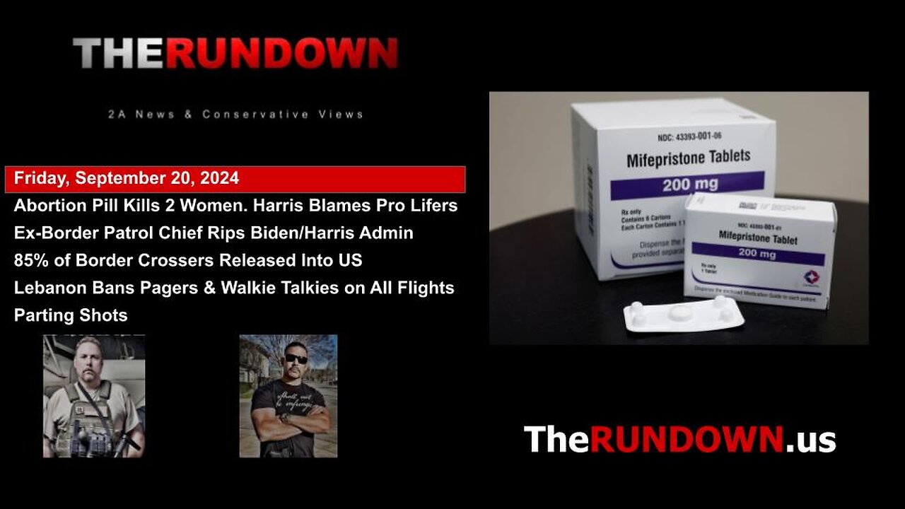 #791 - Totally Safe Abortion Pill Kills 2 Women, But Kamala Blames Trump & Pro-Lifers