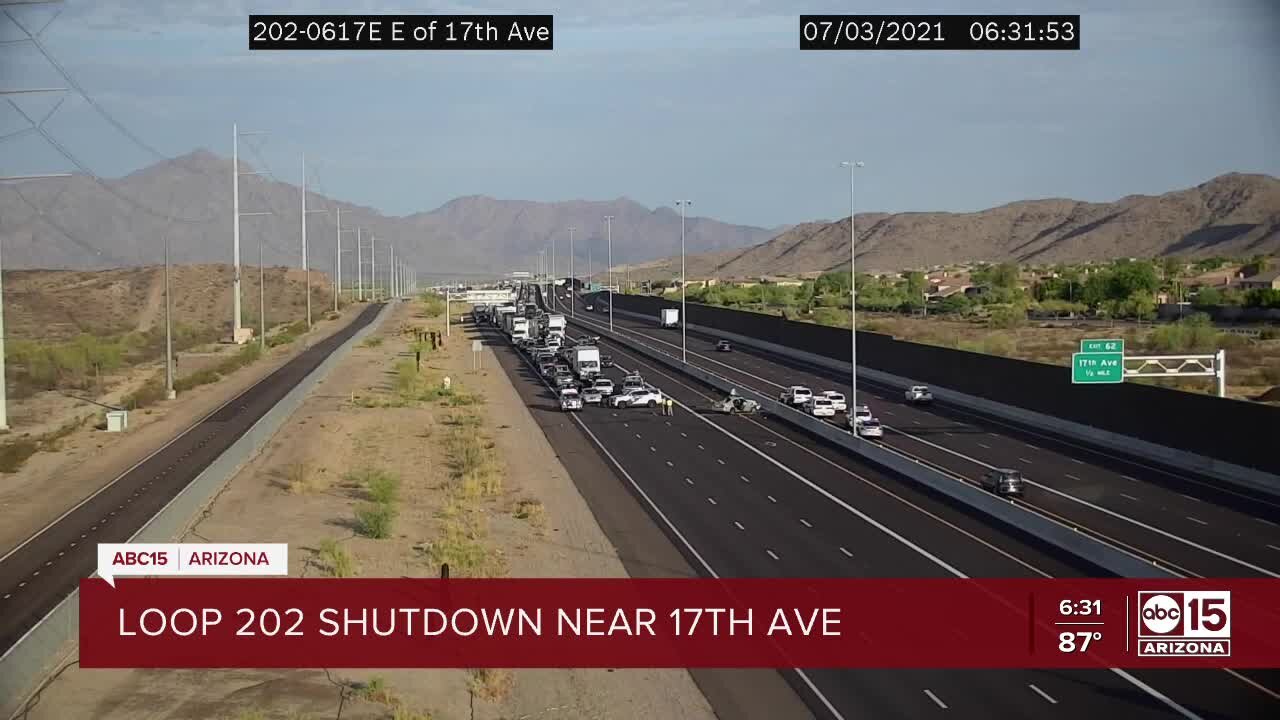 4 hospitalized in crash on Loop 202 South Mountain in Phoenix